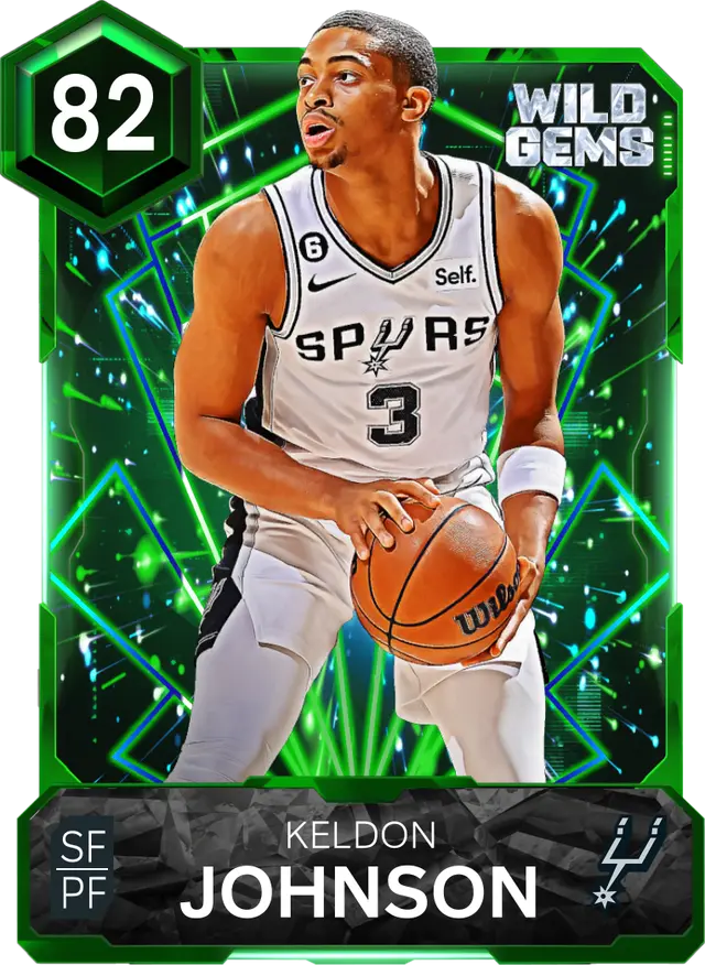 (EMERALD) Keldon Johnson (82 OVR)
