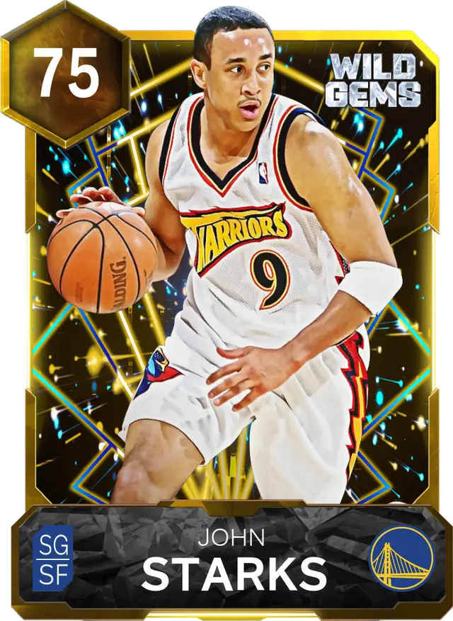 75 John Starks | Gold Wild Gems