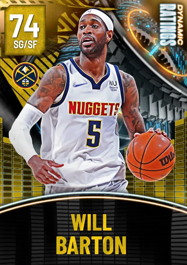 (GOLD) Will Barton (74 OVR)