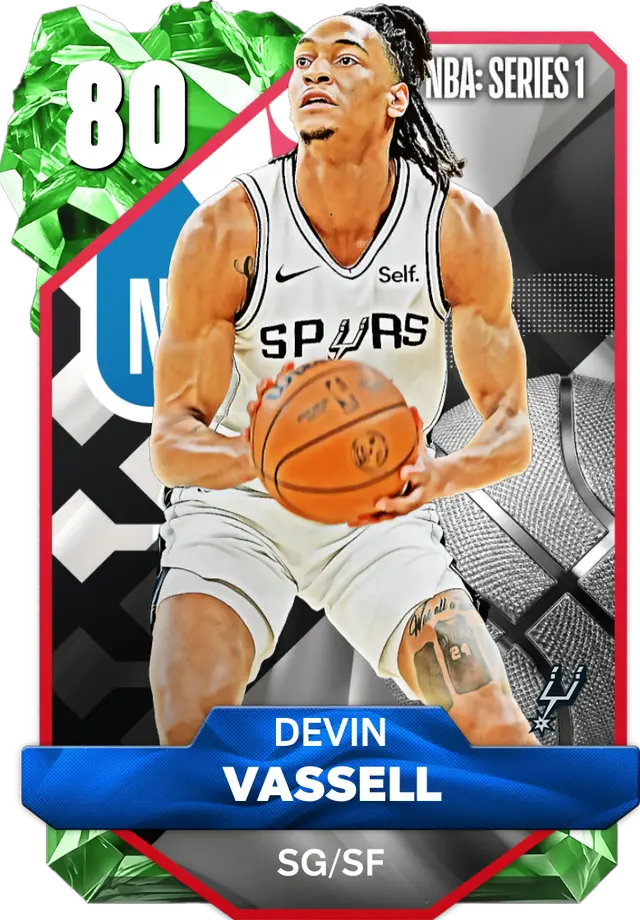 (EMERALD) Devin Vassell (80 OVR)