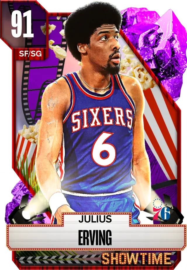 (AMETHYST) Julius Erving (91 OVR)