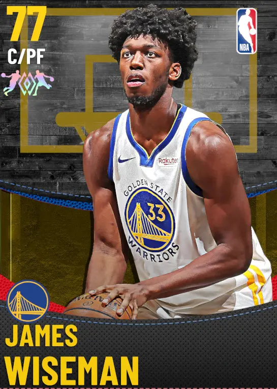 (GOLD) James Wiseman (77 OVR)