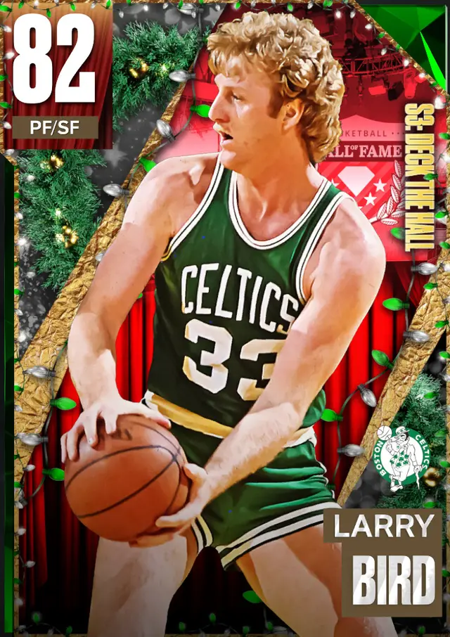 82 Larry Bird | Deck the Hall