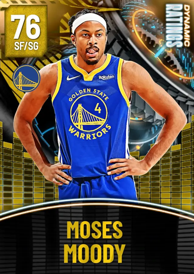 (GOLD) Moses Moody (76 OVR)