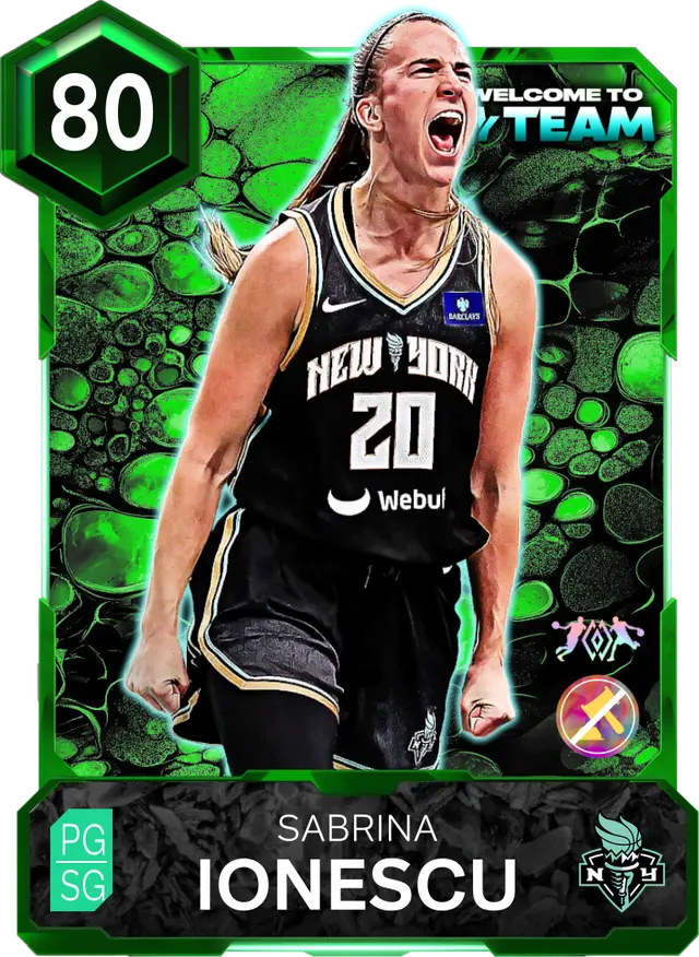 (EMERALD) Sabrina Ionescu (80 OVR)