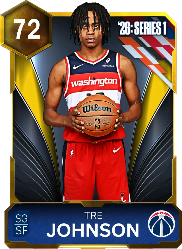 (GOLD) Tre Johnson (72 OVR)