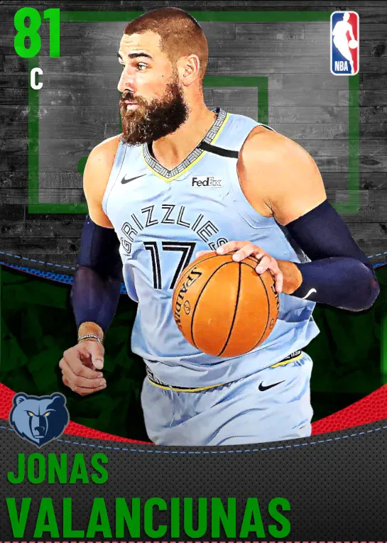 (EMERALD) Jonas Valanciunas (81 OVR)