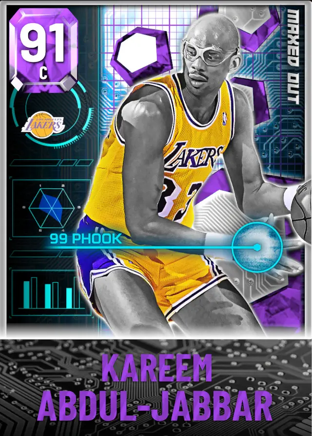 (AMETHYST) Kareem Abdul-Jabbar (91 OVR)