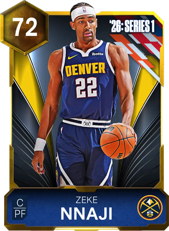 (GOLD) Zeke Nnaji (72 OVR)