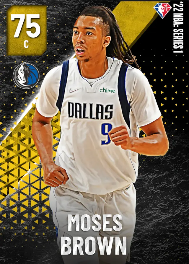 (GOLD) Moses Brown (75 OVR)