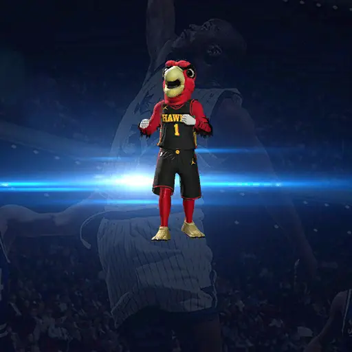 "Harry The Hawk" - Atlanta Hawks Mascot