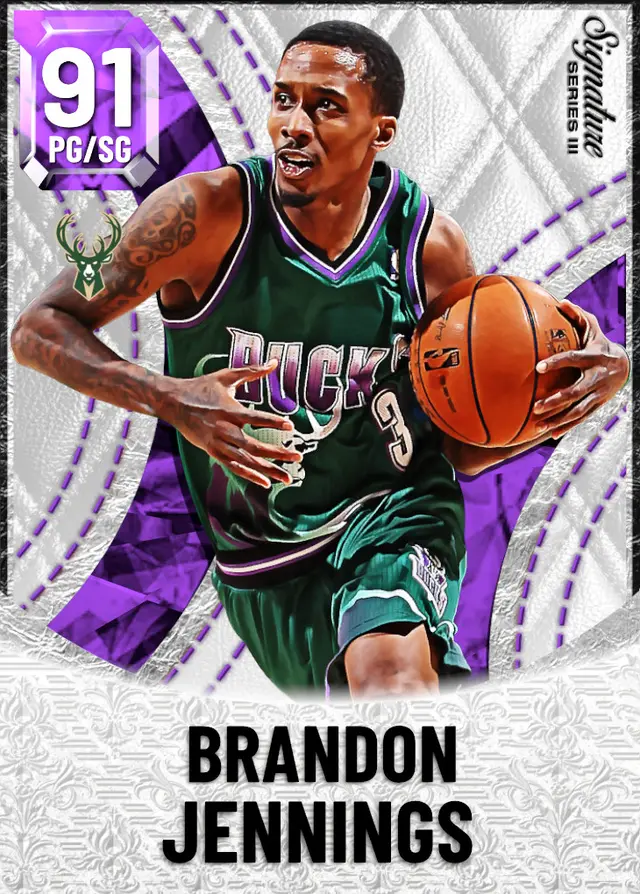 (AMETHYST) Brandon Jennings (91 OVR)