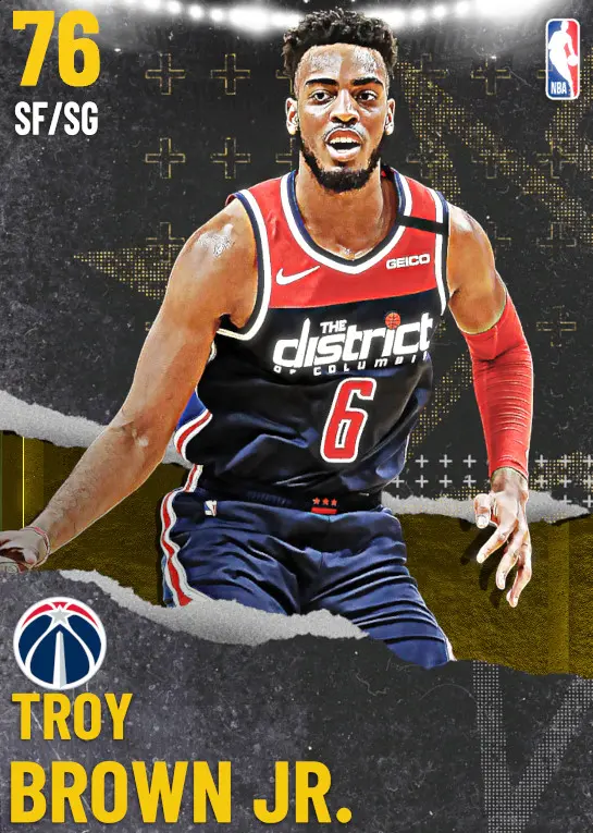 (GOLD) Troy Brown Jr. (76 OVR)