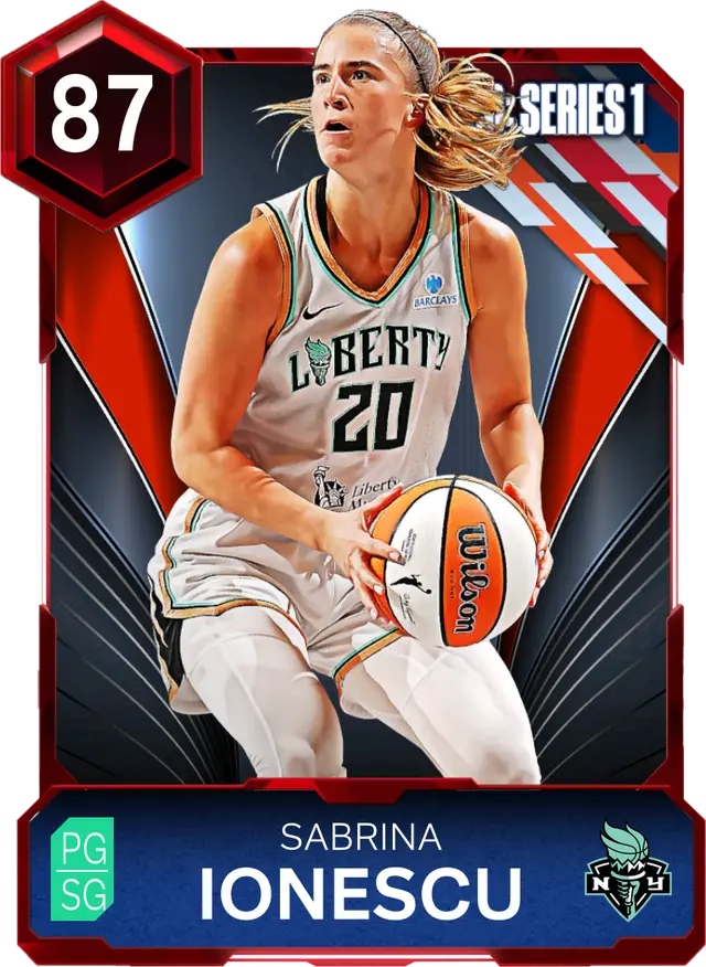 (RUBY) Sabrina Ionescu (87 OVR)