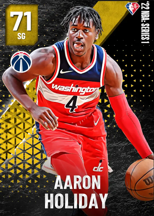 (GOLD) Aaron Holiday (71 OVR)