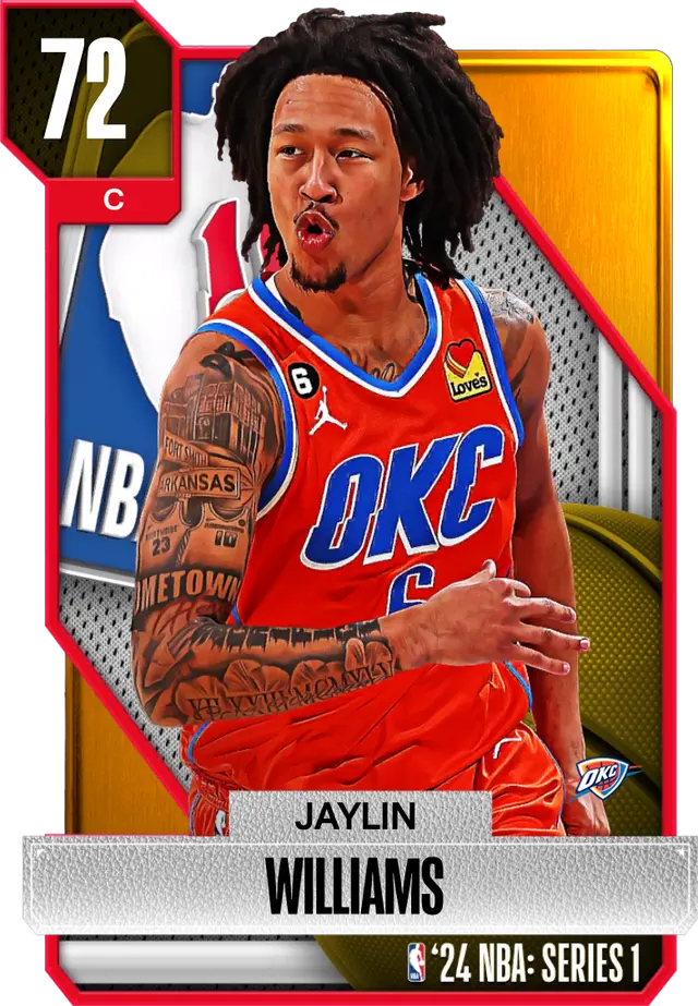(GOLD) Jaylin Williams (72 OVR)