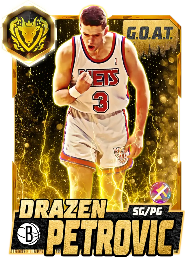 (GOAT) Drazen Petrovic (99 OVR)