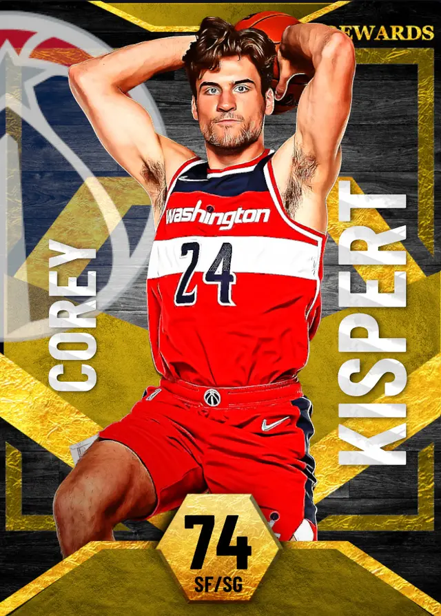 (GOLD) Corey Kispert (74 OVR)
