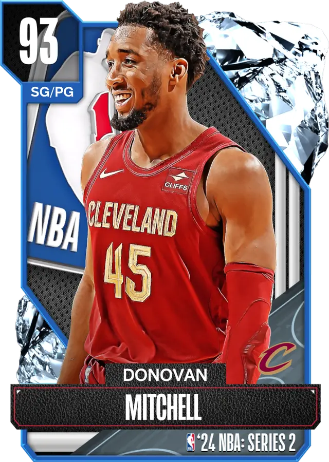(DIAMOND) Donovan Mitchell (93 OVR)