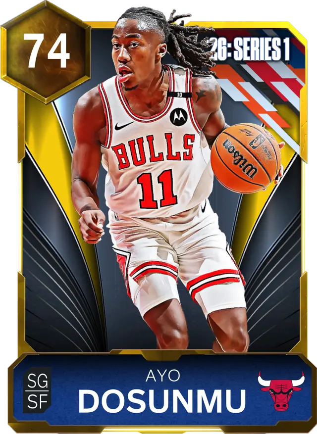 (GOLD) Ayo Dosunmu (74 OVR)
