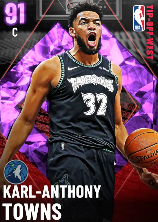 (AMETHYST) Karl-Anthony Towns (91 OVR)