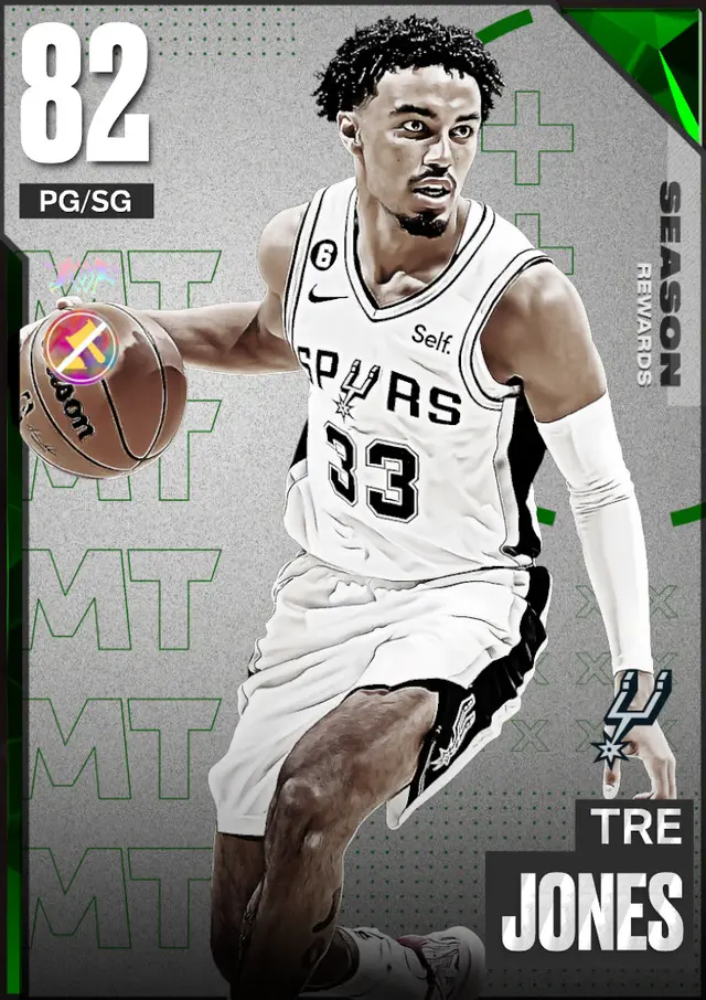 (EMERALD) Tre Jones (82 OVR)