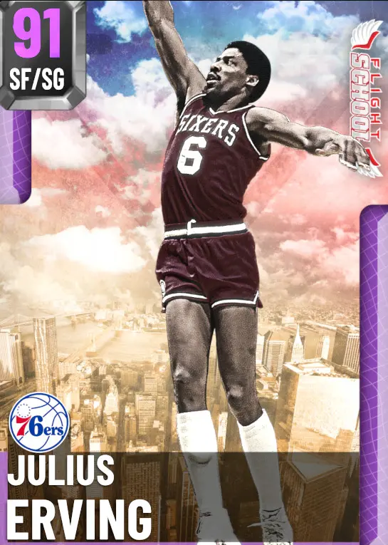 (AMETHYST) Julius Erving (91 OVR)