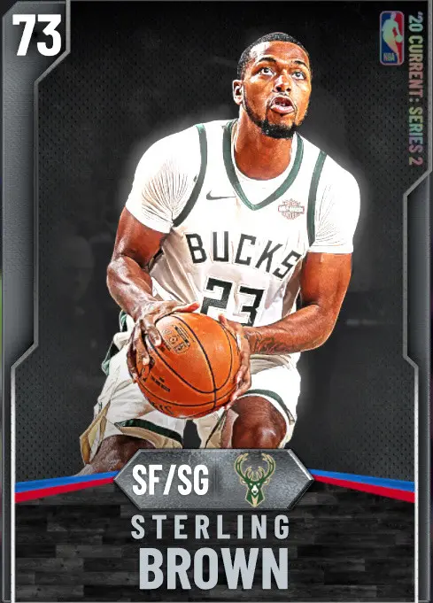 (SILVER) Sterling Brown (73 OVR)