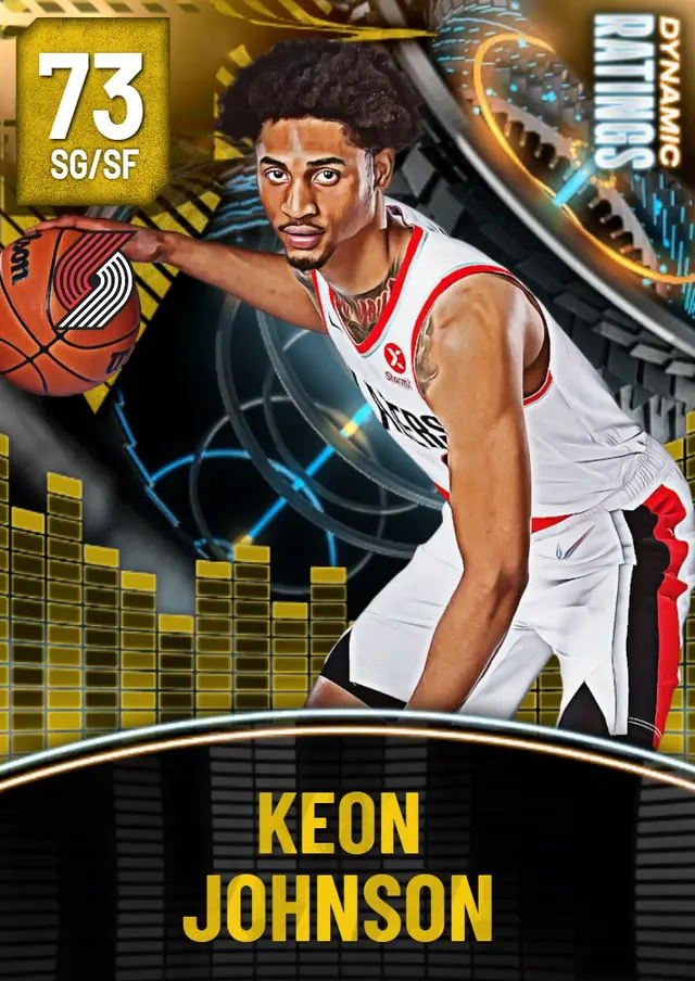 (GOLD) Keon Johnson (73 OVR)