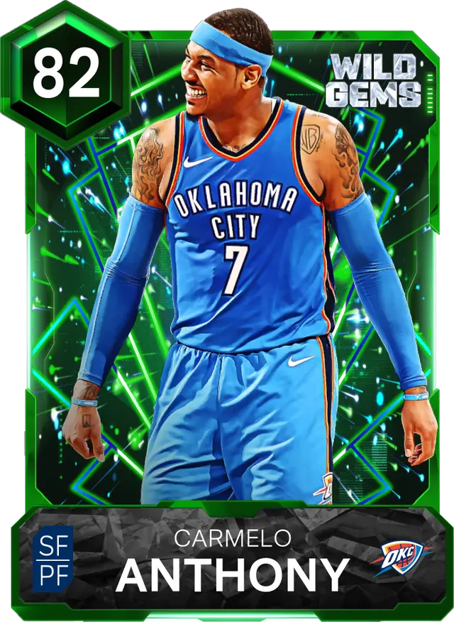 (EMERALD) Carmelo Anthony (82 OVR)