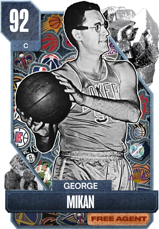 (FREEAGENT) George Mikan (92 OVR)