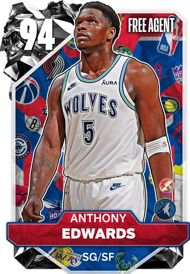 (FREEAGENT) Anthony Edwards (94 OVR)