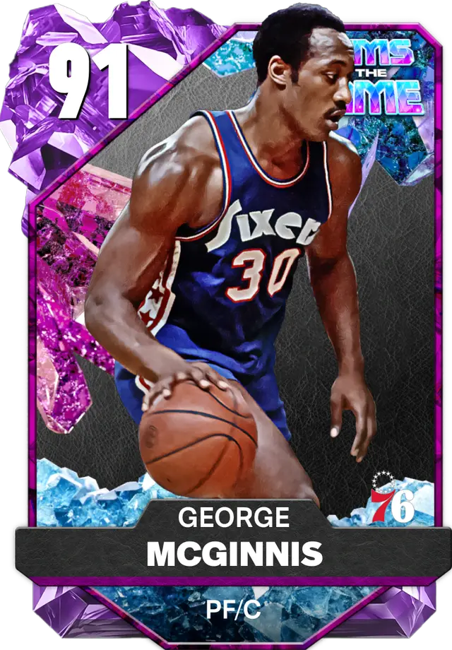 (AMETHYST) George McGinnis (91 OVR)