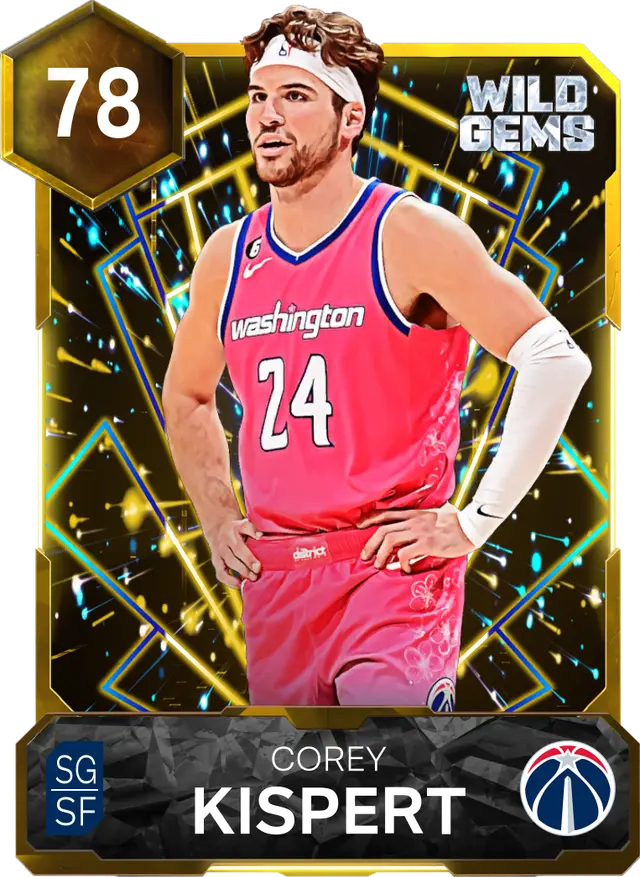 (GOLD) Corey Kispert (78 OVR)