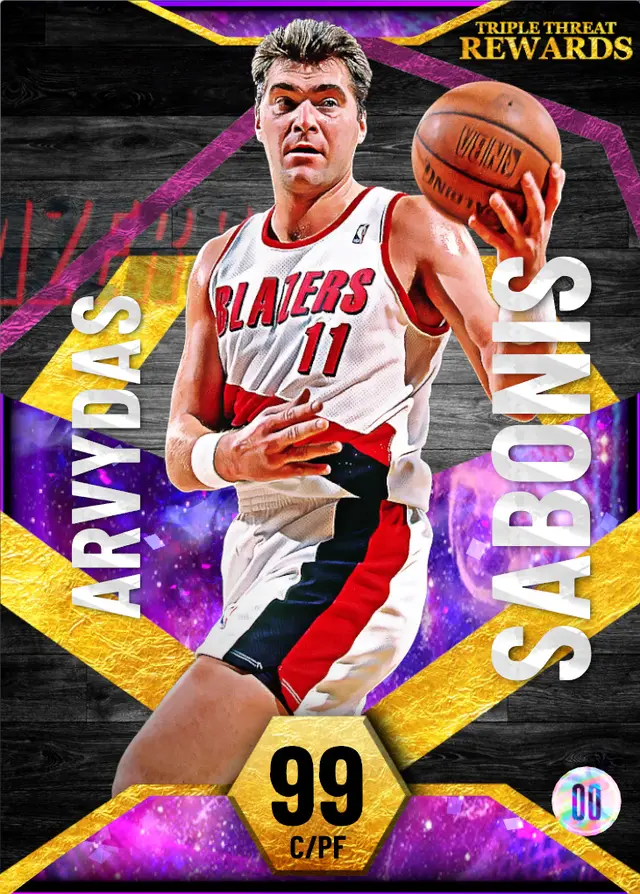 (DM) Arvydas Sabonis (99 OVR)