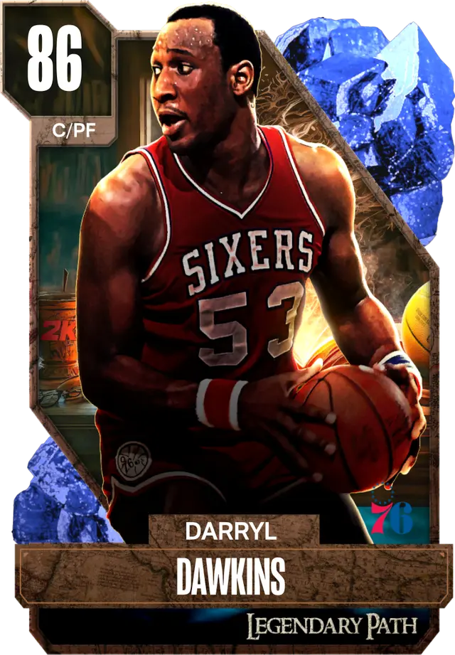 (SAPPHIRE) Darryl Dawkins (86 OVR)
