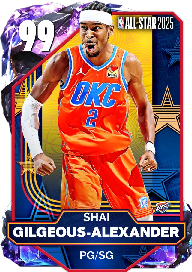 NBA 2K25 | 2KDB MyTEAM NBA 2K25 99OVR Shai Gilgeous-Alexander 