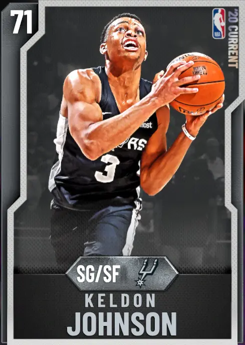 (SILVER) Keldon Johnson (71 OVR)