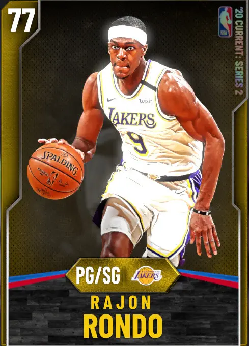 (GOLD) Rajon Rondo (77 OVR)