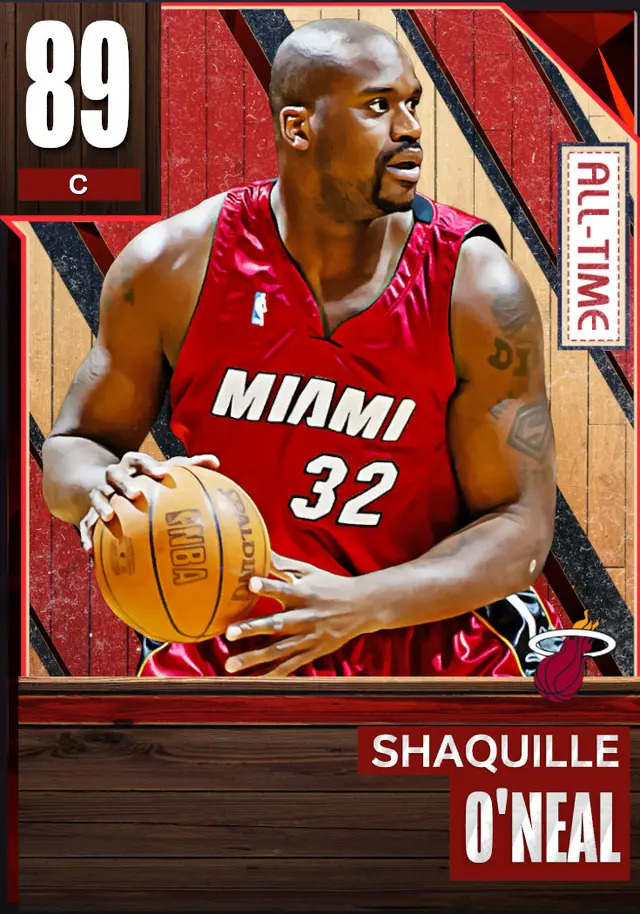 (RUBY) Shaquille O'Neal (89 OVR)