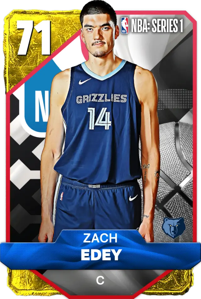 (GOLD) Zach Edey (71 OVR)