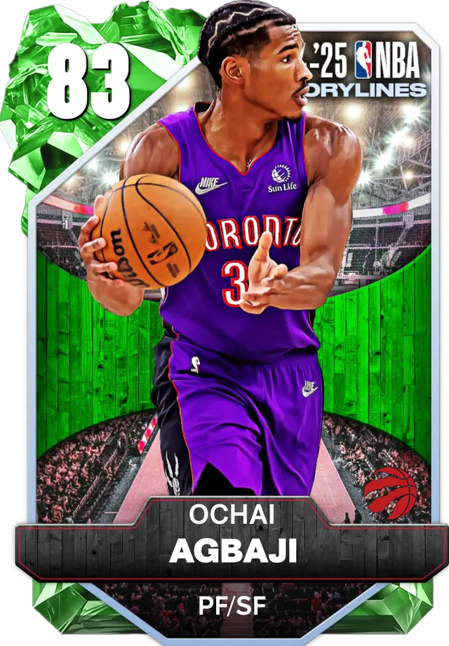 (EMERALD) Ochai Agbaji (83 OVR)