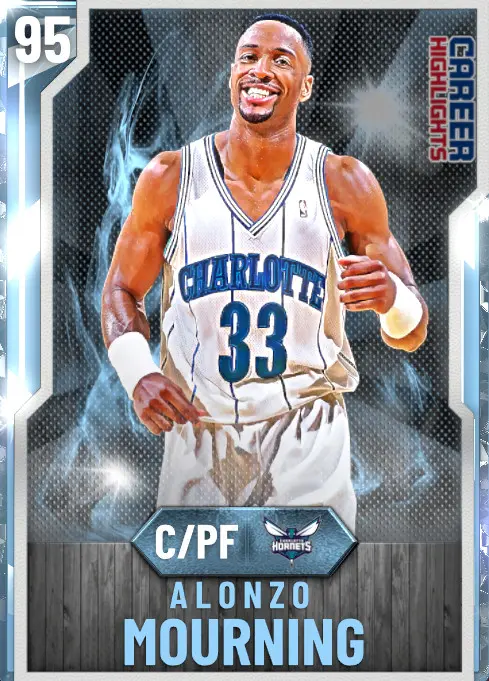 (DIAMOND) Alonzo Mourning (95 OVR)