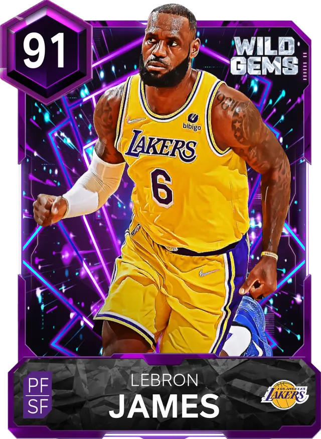 (AMETHYST) LeBron James (91 OVR)