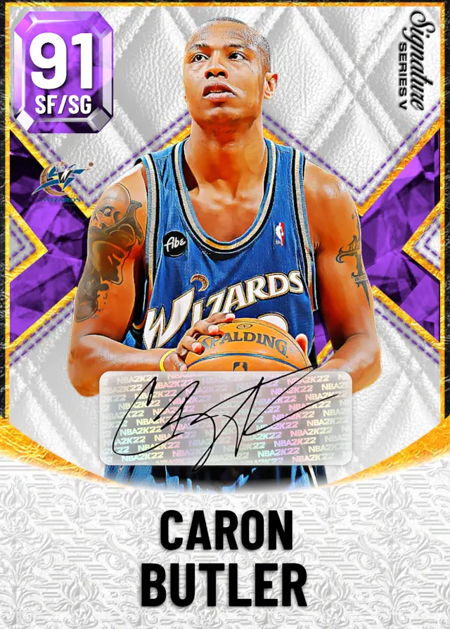 (AMETHYST) Caron Butler (91 OVR)