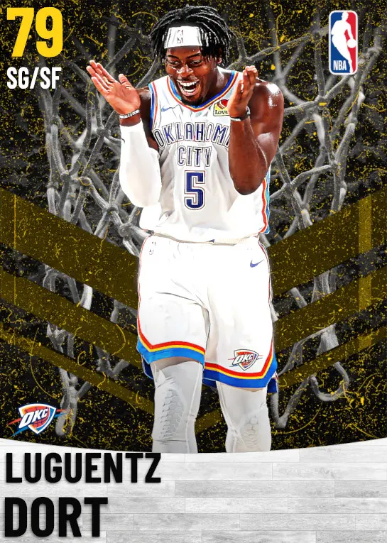 (GOLD) Luguentz Dort (79 OVR)