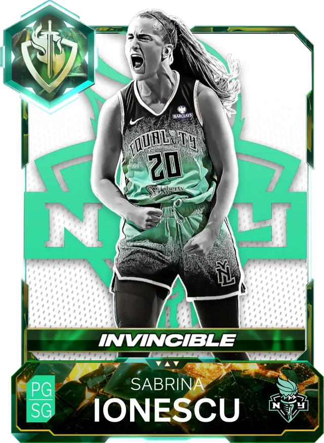 (INVINCIBLE) Sabrina Ionescu (99 OVR)