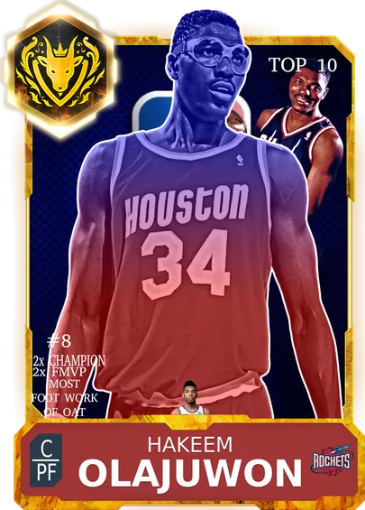 #8 Hakeem Olajuwon