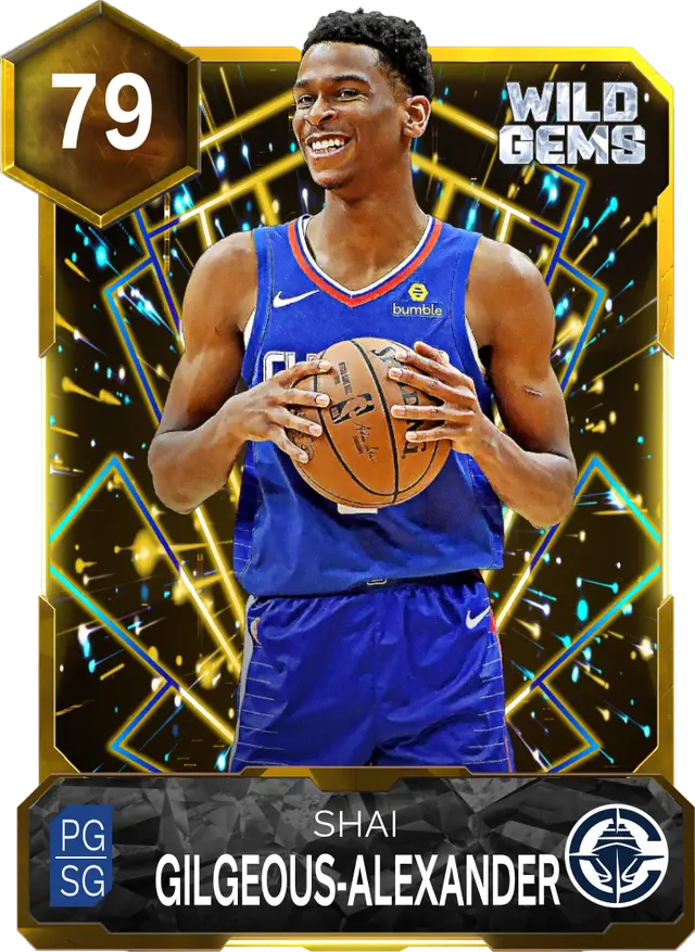 (GOLD) Shai Gilgeous-Alexander (79 OVR)