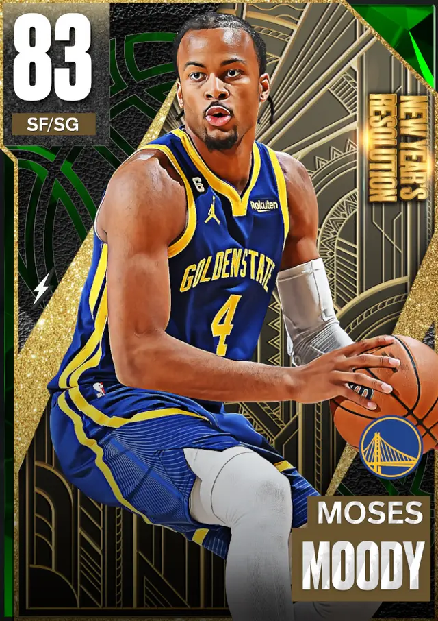 (EMERALD) Moses Moody (83 OVR)